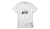 BMW Men T-shirt Graphics White